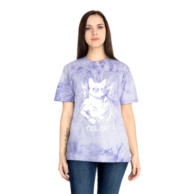 White Cool Cat Unisex T-Shirt - Vibrant Graphic Tee, Gift for Cat Lovers, Casual Wear, Streetwear, Unique Style