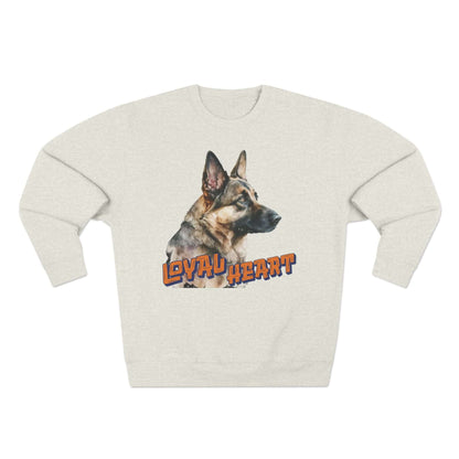 Loyal Heart Dog Lover Unisex Crewneck Sweatshirt style 2