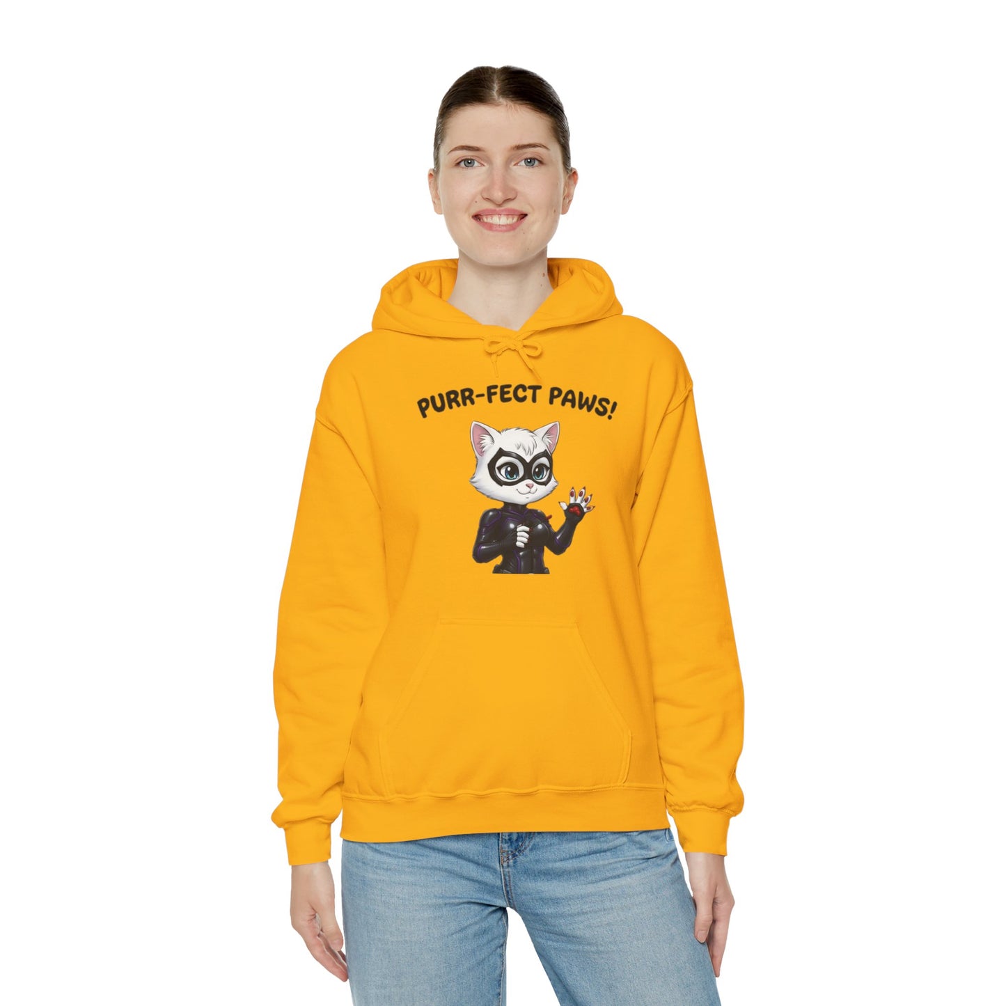 Cat cosplay Cat Woman Funny Design Unisex Hoodie style 1