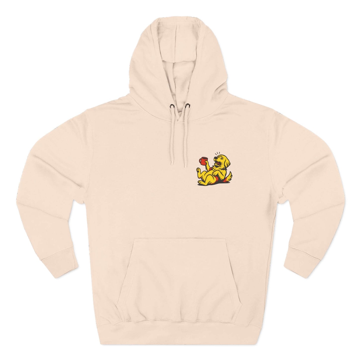 Where is my coffee Coffee-Loving Dog Fleece Pullover Hoodie style 2