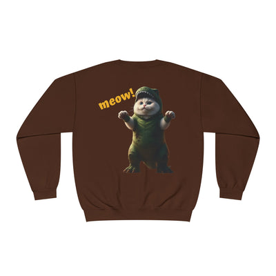 Cat-zilla style 2 Unisex NuBlend® Crewneck Sweatshirt