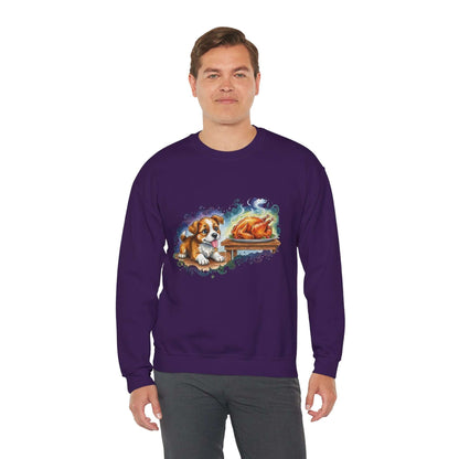 Watercolor Dog painting Unisex Crewneck Sweatshirt style 3