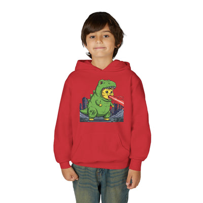Cat cosplay Godzilla style 4 Unisex Kids Hoodie - Fun & Cozy Heavy Blend Sweatshirt with Cute Design