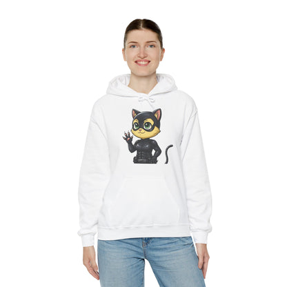 Cat cosplay Cat Woman Funny Design Unisex Hoodie style 2