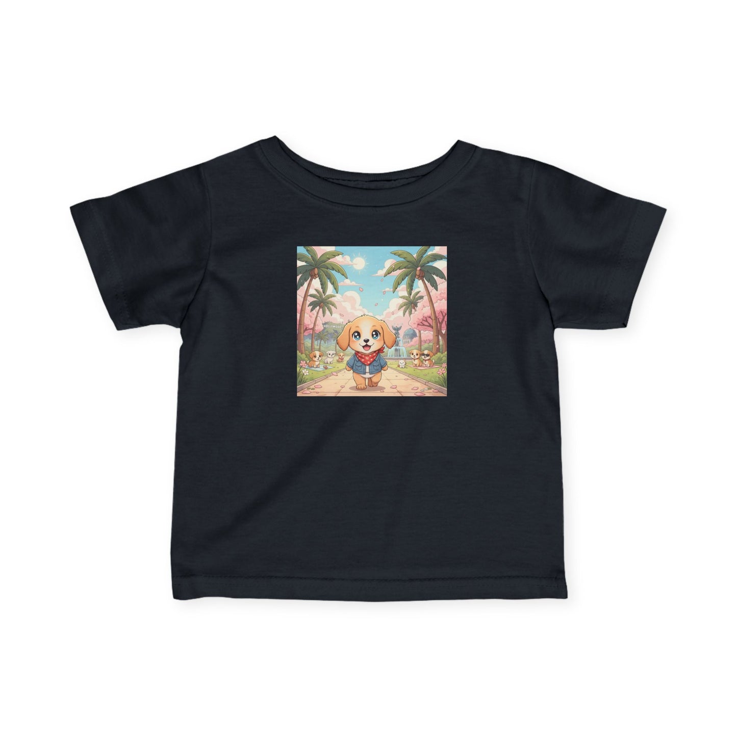 Cute Puppy Infant Baby Fine Jersey T-Shirt style 3