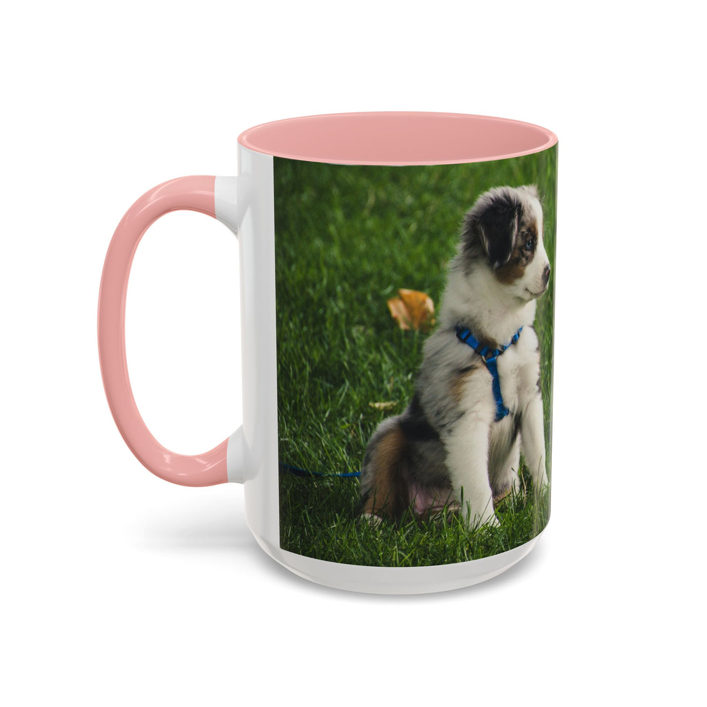 Dog Print Accent Coffee Mug - Dog Lover Gift, Cute Pet Mug, Animal Print Cup, Coffee Tea Mug, Unique Dog Themed Gift