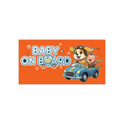 Baby on Board - Dog Driving Baby | Bumper Stickers