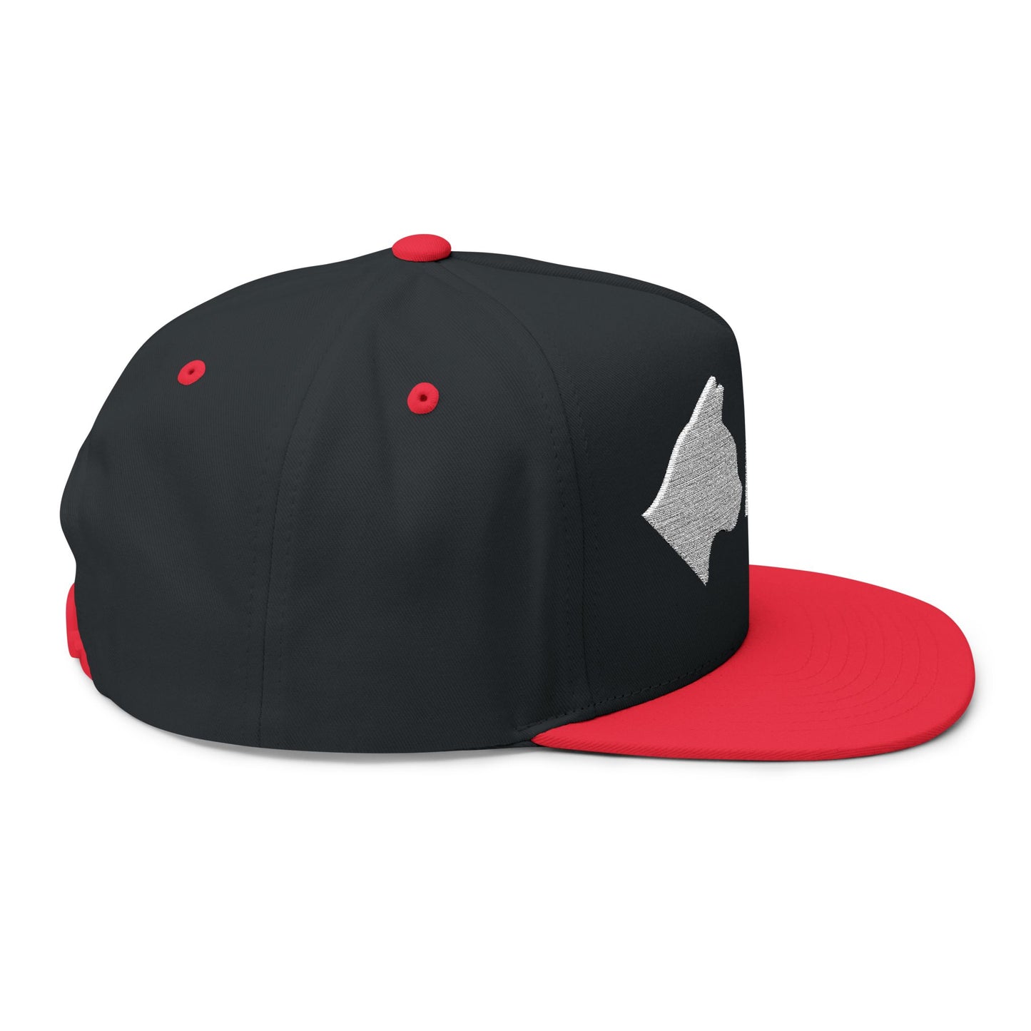 Stylish Embroidered Cat Mom Flat Bill Cap style 3
