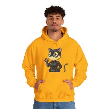 Cat cosplay Cat Woman Funny Design Unisex Hoodie style 2