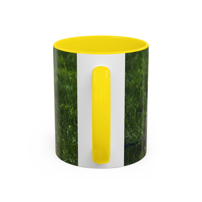 Dog Print Accent Coffee Mug - Dog Lover Gift, Cute Pet Mug, Animal Print Cup, Coffee Tea Mug, Unique Dog Themed Gift