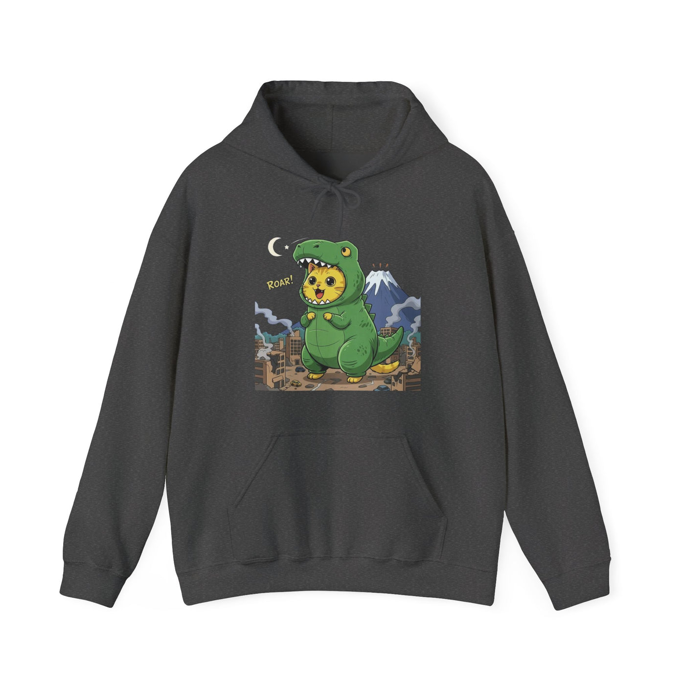 Cat cosplay Godzilla style 1 Unisex Hoodie - Fun & Playful Design
