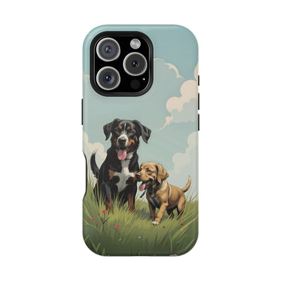 Dog Lovers' Magnetic Impact-Resistant Phone Case comic style 4, Cute Dog Design, Pet Owner Gift, Animal Lover Accessory, Birthday Gift for Dog Lovers