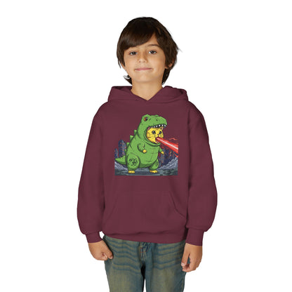 Cat cosplay Godzilla Unisex Kids Hoodie style 4