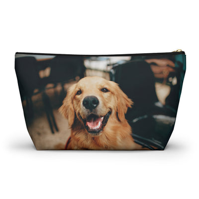 Cute Dog Accessory Pouch | Travel Accessory, Fun Gift, Pet Lover's Item, Unique Accessory Pouch, Travel Essentials