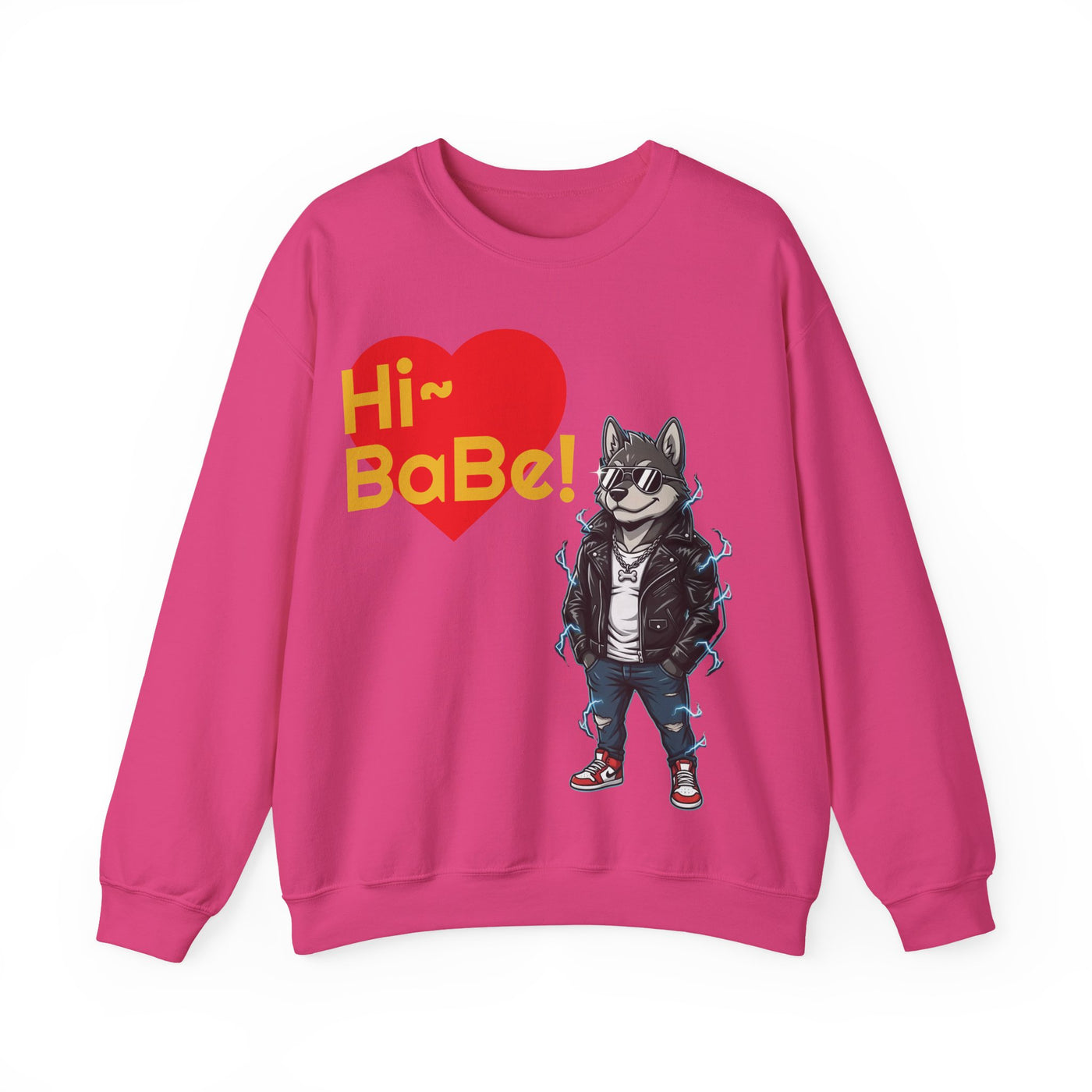 Cool Dog style 3 Unisex Crewneck Sweatshirt | Cozy Gift for Dog Lovers, Casual Wear, Unique Graphic Sweatshirt, Birthday Gift, Everyday Style