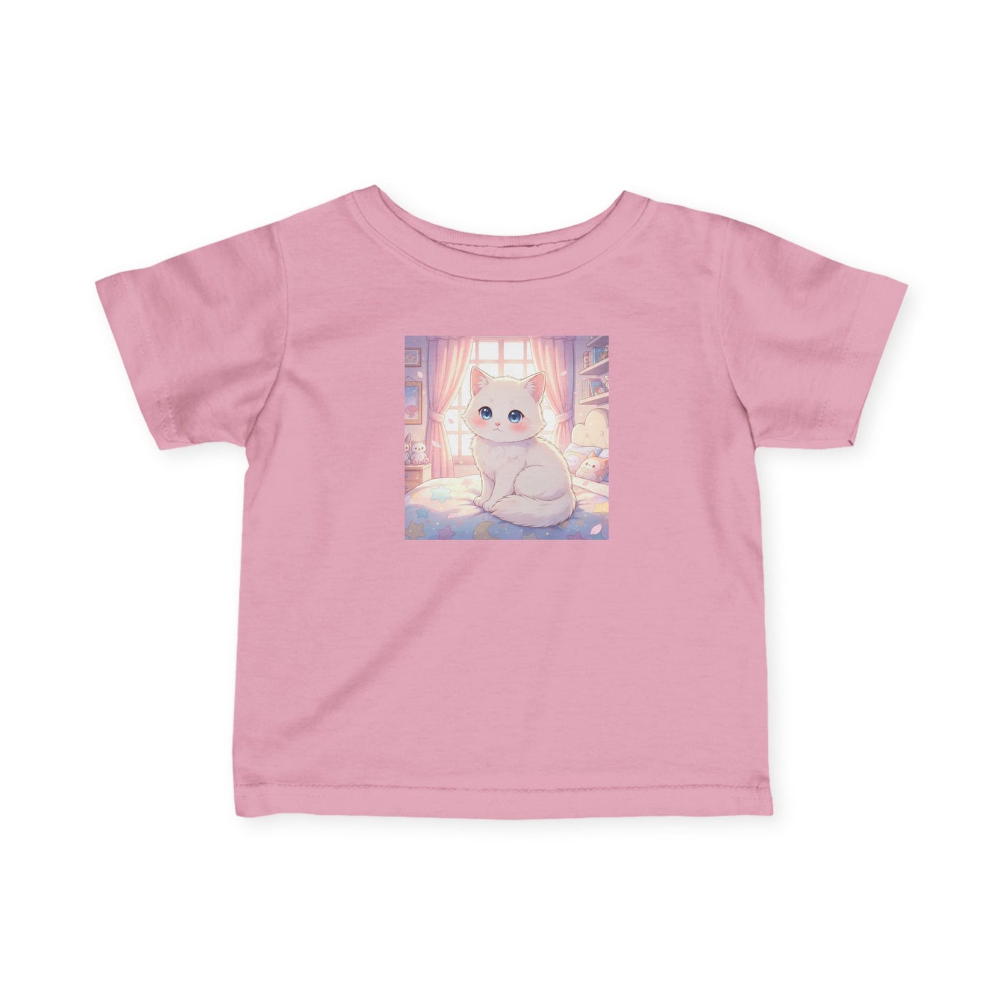 Cute Kitten Infant Baby Fine Jersey T-Shirt style 2