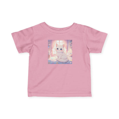 Cute Kitten Infant Baby Fine Jersey T-Shirt style 2