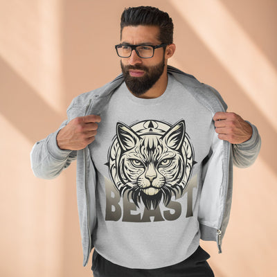 "Beast" Cat Lover style 2 Unisex Crewneck Sweatshirt