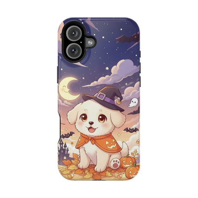 Halloween cute puppy anime style 2 Magnetic Impact-Resistant Phone Case, Cute Dog Design, Pet Owner Gift, Animal Lover Accessory, Birthday Gift for Dog Lovers