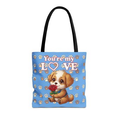 Cute Dog Lover Tote Bag - You're My Love style 1