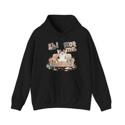 Ah Not Me - Cute Husky Unisex Pullover Hoodie for Dog Lover