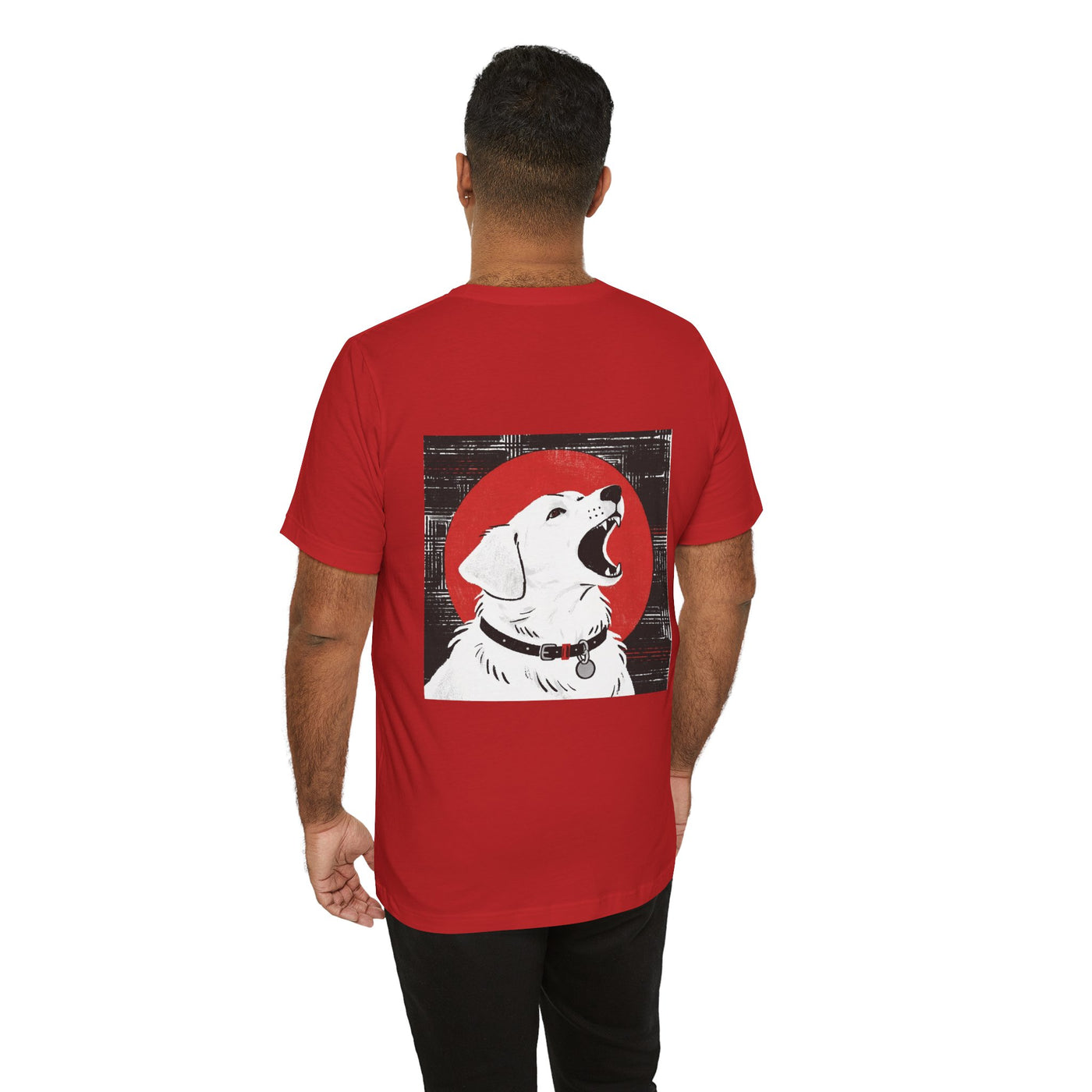 Dog Lover's Unisex Short Sleeve Tee Dog Head style | Pet Enthusiast Shirt, Gift for Dog Lovers, Animal Lovers Apparel, Casual Wear, Fun Dog Graphic T-Shirt