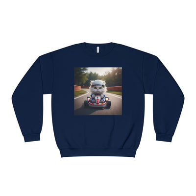 Go Kart Cat style 1 Unisex NuBlend® Crewneck Sweatshirt