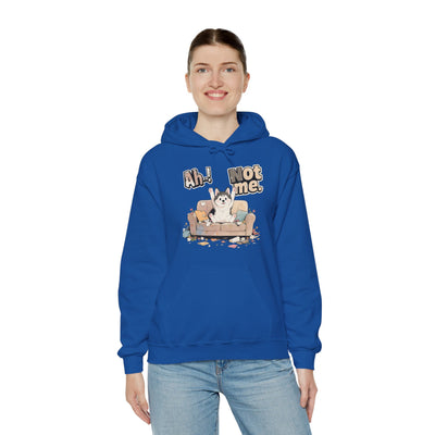 Ah! Not Me. Cute Husky Unisex Pullover Hoodie for Dog Lover