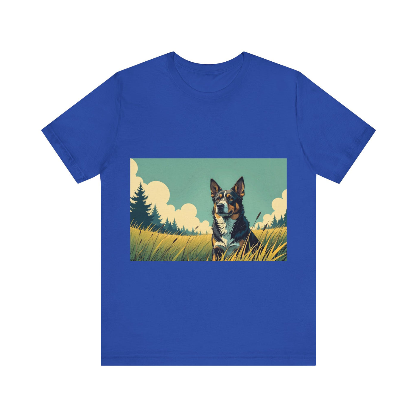 Adorable Dog comic style 3 Unisex Soft Tee| Cute Dog Lover's Shirt, Animal Graphic T-Shirt, Pet Themed Gift, Casual Wear