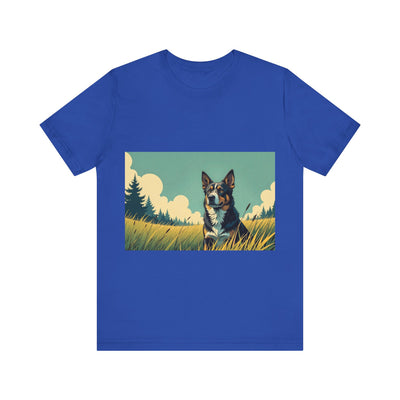 Adorable Dog comic style 3 Unisex Soft Tee| Cute Dog Lover's Shirt, Animal Graphic T-Shirt, Pet Themed Gift, Casual Wear