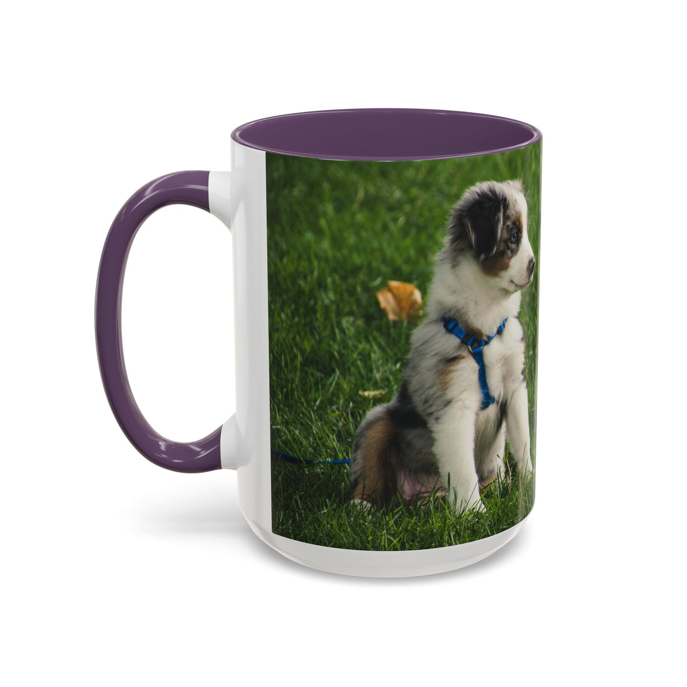 Dog Print Accent Coffee Mug - Dog Lover Gift, Cute Pet Mug, Animal Print Cup, Coffee Tea Mug, Unique Dog Themed Gift