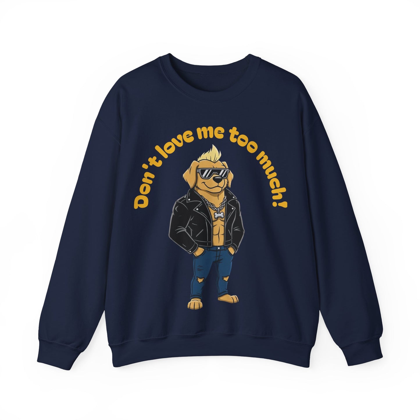 Cool Dog Unisex Heavy Blend Crewneck Sweatshirt style 2