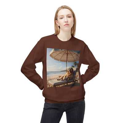 Beach Vibes Dog Crewneck Sweatshirt