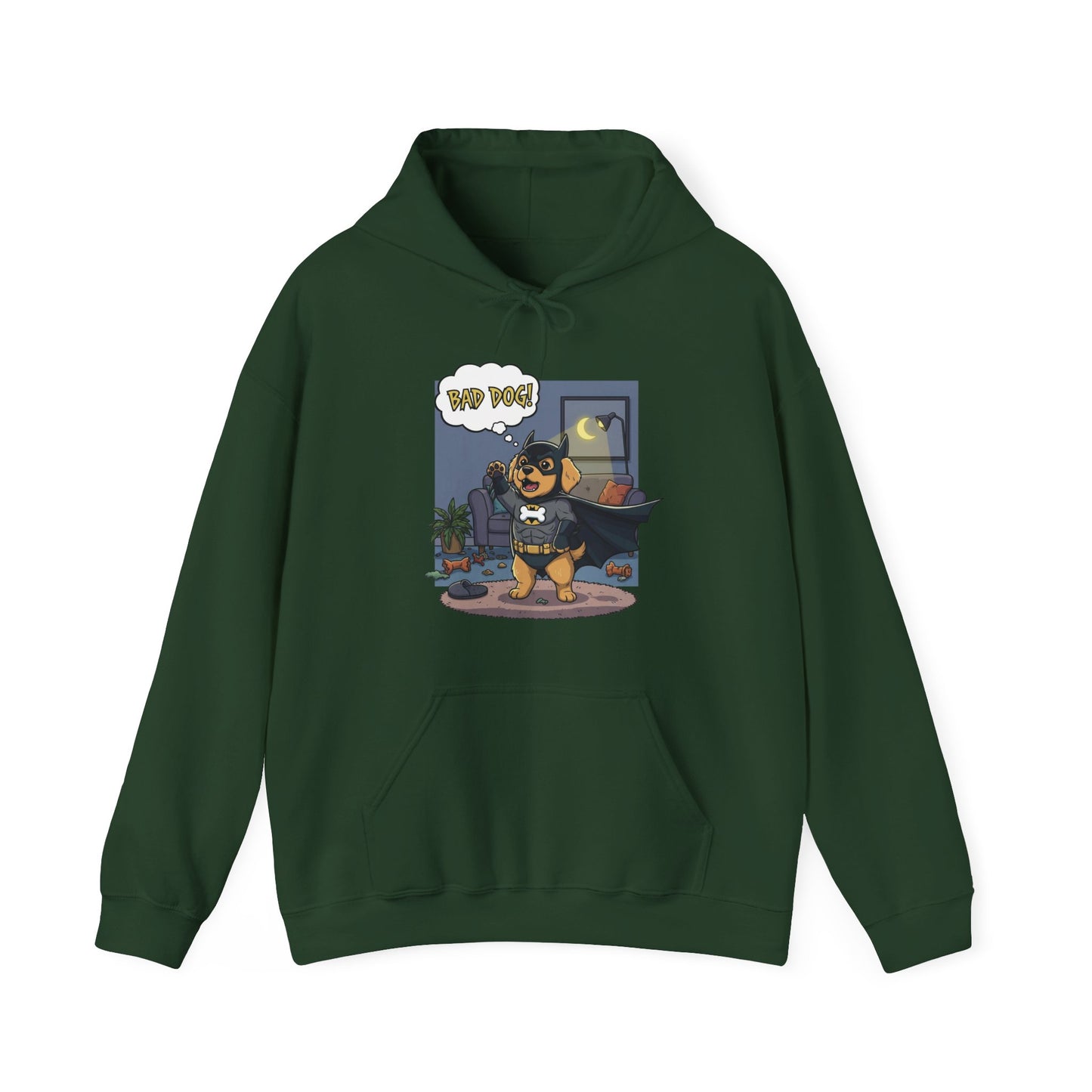 Dog cosplay Batman Funny Design Unisex Hoodie style 1