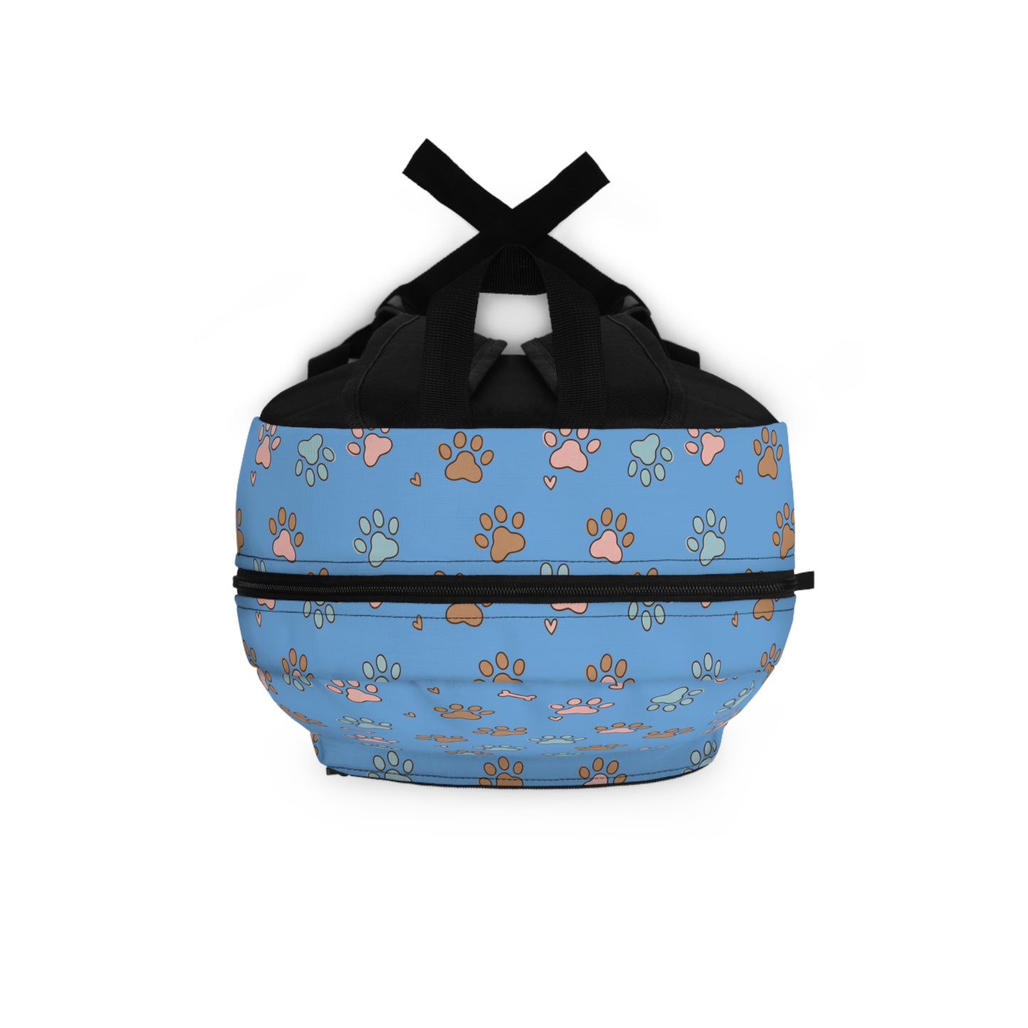 Cute Dog Paw Print Travel Casual Outings School Backpack style 1