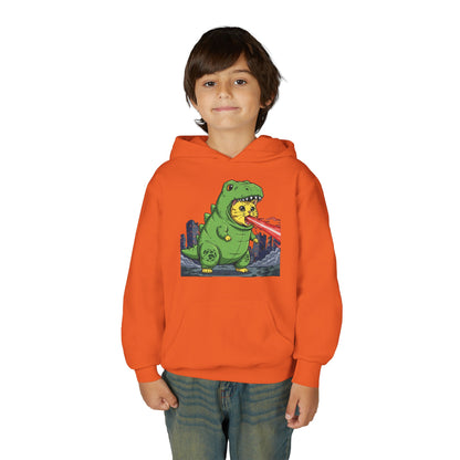 Cat cosplay Godzilla Unisex Kids Hoodie style 4