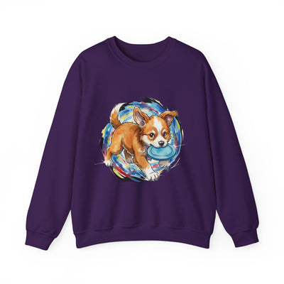 Watercolor painting style 7 Men & Women Cute Cat Pile Crewneck Sweatshirt