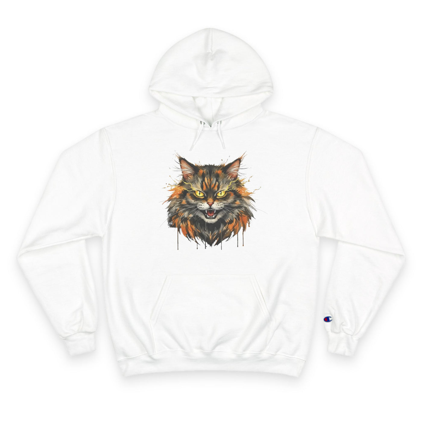 Mad Cat style 1 Men and Women Champion Hoodie