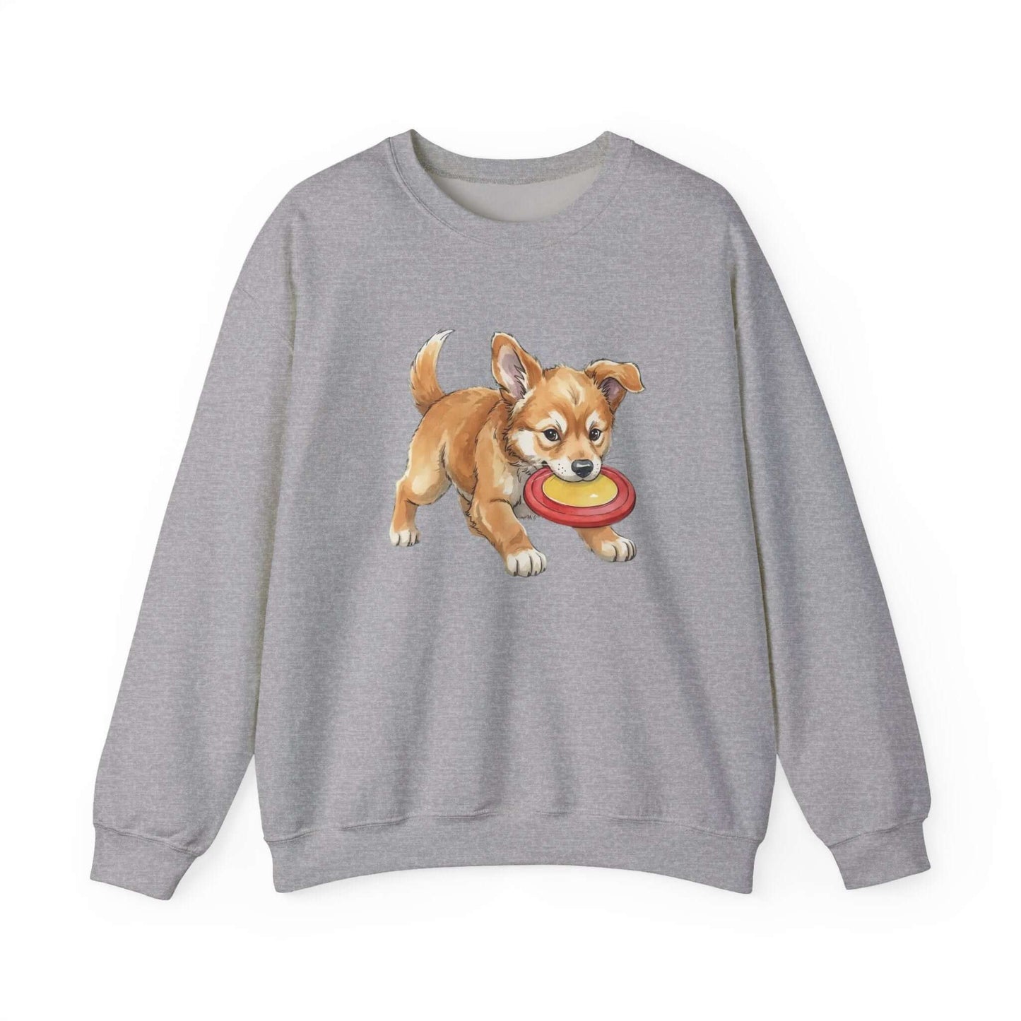 Watercolor Dog painting Unisex Crewneck Sweatshirt style 5