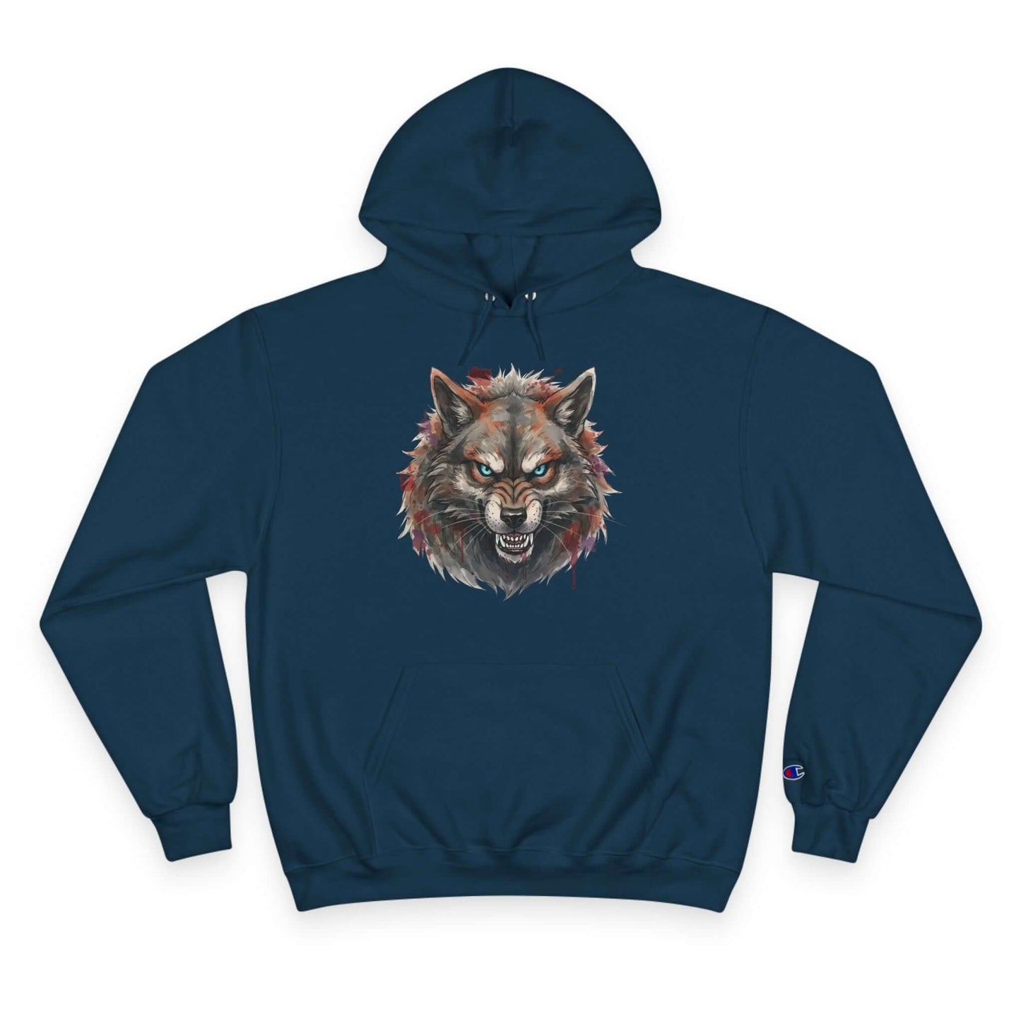 Angry Dog Men and Women Champion Hoodie style 2