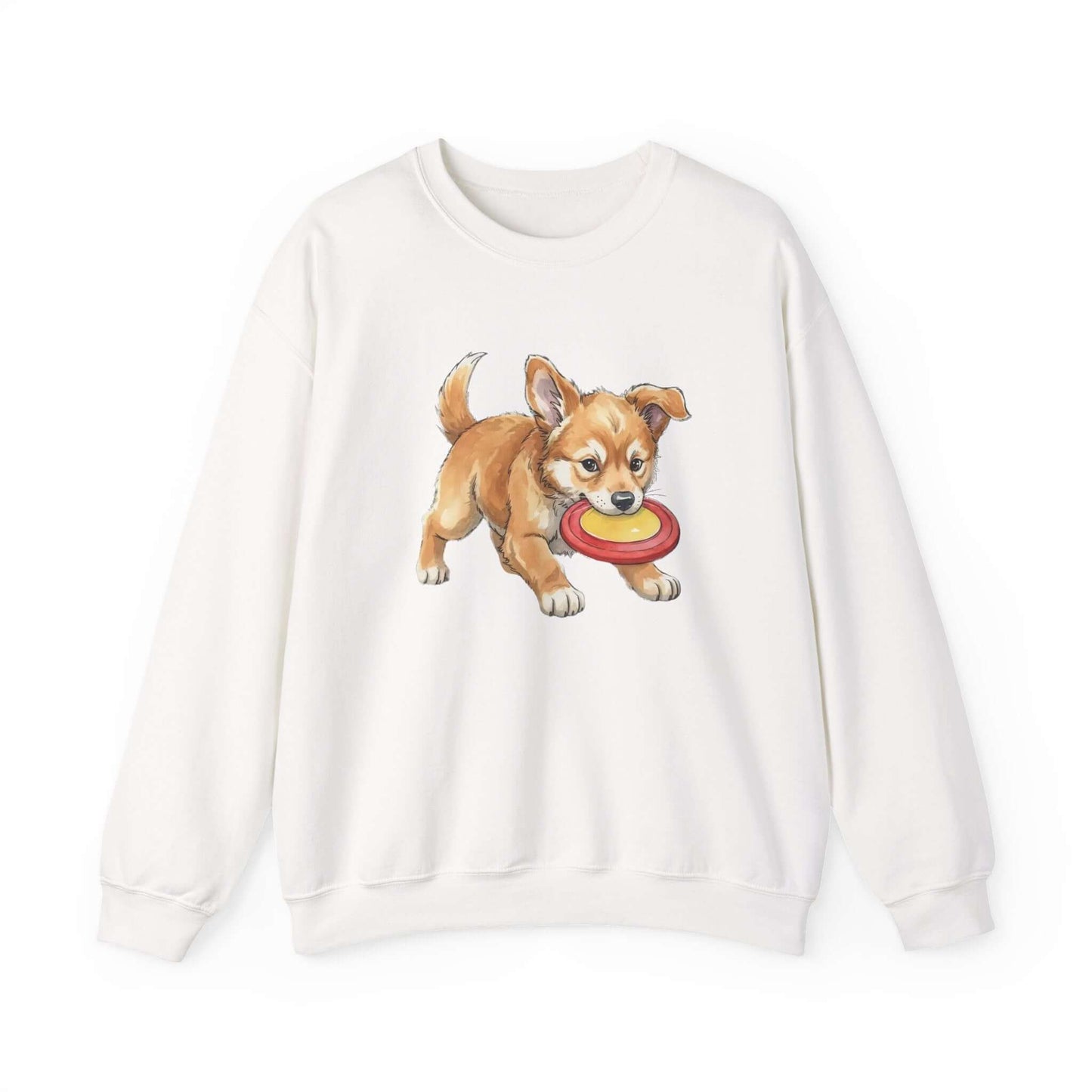 Watercolor Dog painting Unisex Crewneck Sweatshirt style 5