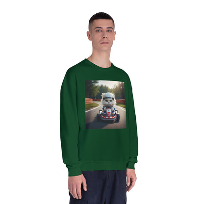 Go Kart Cat Unisex NuBlend Crewneck Sweatshirt style 1