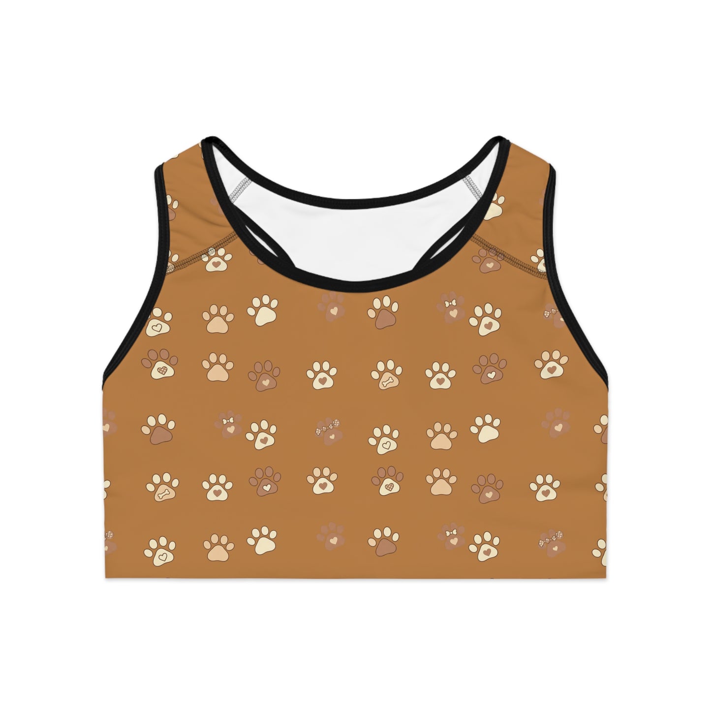 Cat Paw Print Women Fitness Activewear Sports Bra style 3