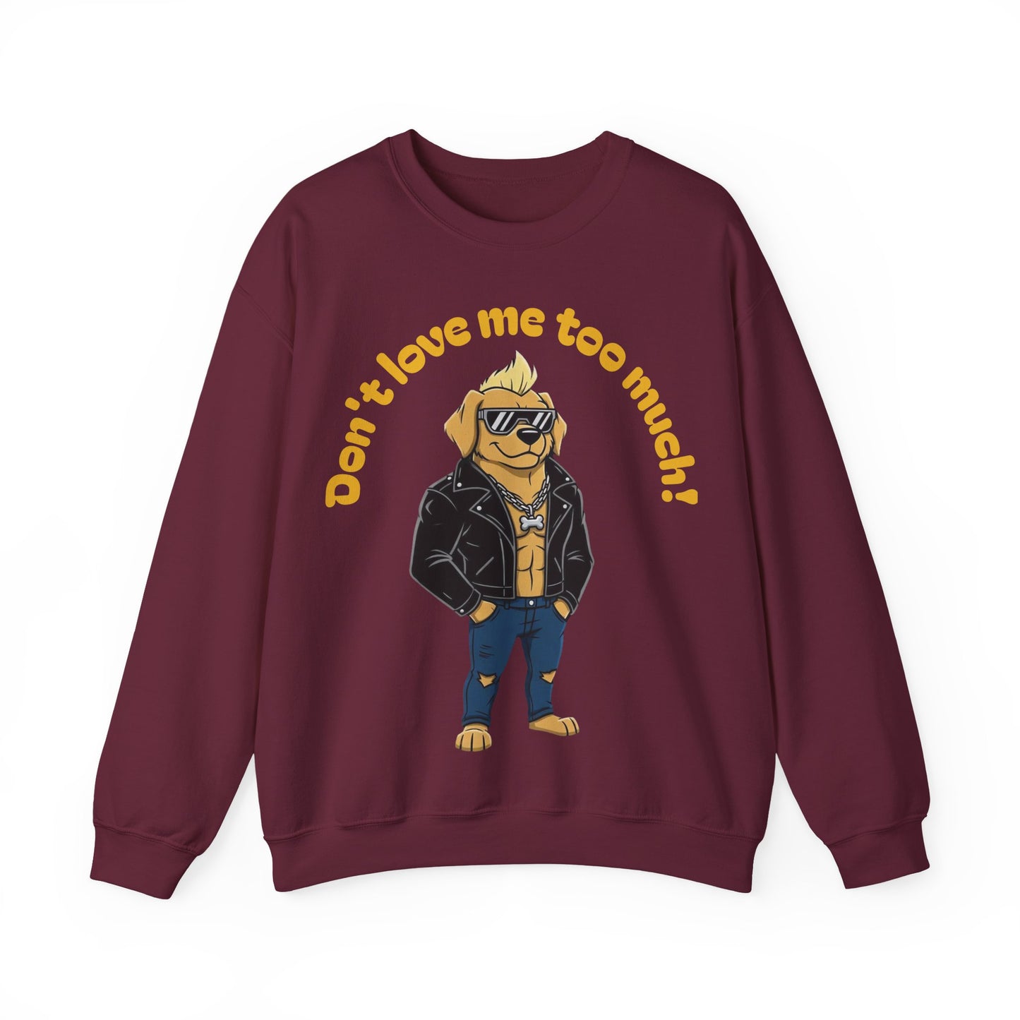 Cool Dog Unisex Heavy Blend Crewneck Sweatshirt style 2