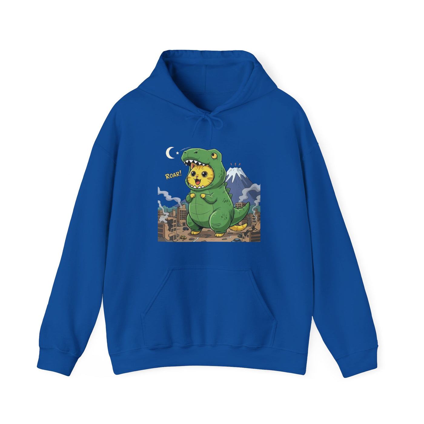 Cat cosplay Godzilla style 1 Unisex Hoodie - Fun & Playful Design