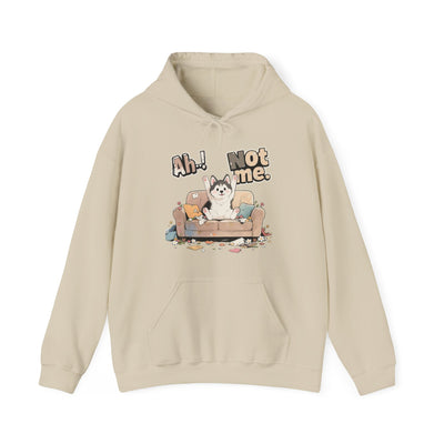 Ah! Not Me. Cute Husky Unisex Pullover Hoodie for Dog Lover