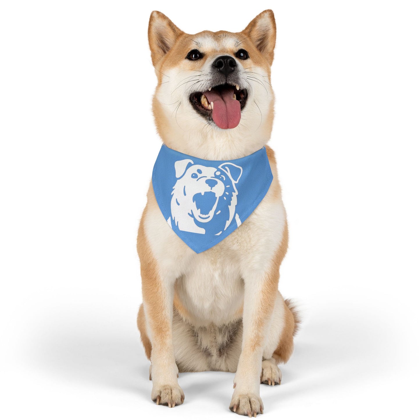 Dog Head Bandana Collar Cats and Dogs Accessory Blue
