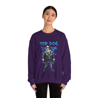Cool Dog Unisex Heavy Blend Crewneck Sweatshirt style 1