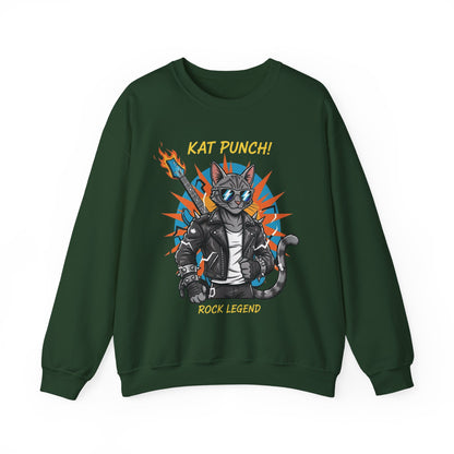 Cool Cat Unisex Heavy Blend Crewneck Sweatshirt style 1