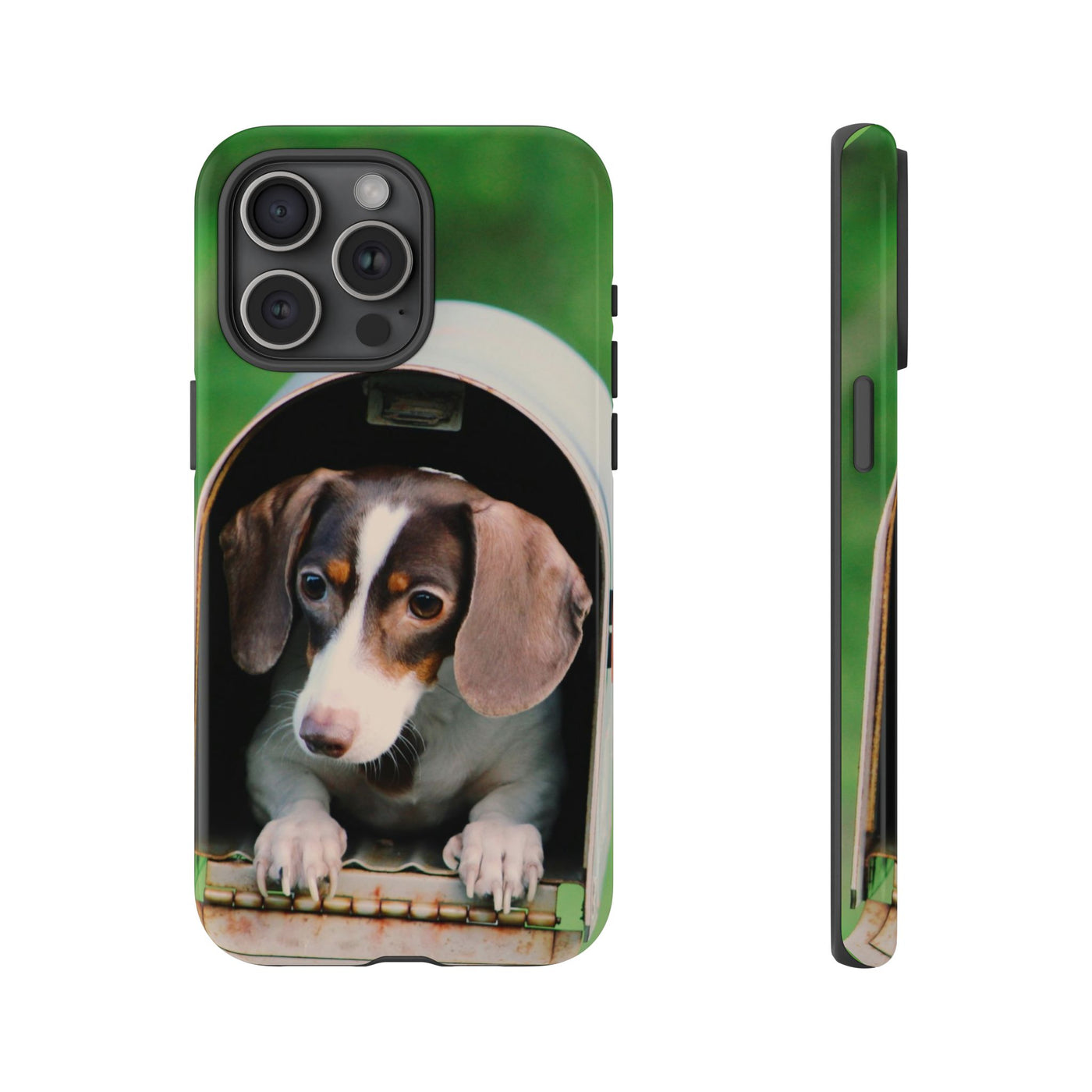 Puppy in mailbox - Tough Phone Case for Apple iPhone & Samsung Galaxy, Cute Pet Accessories, Gift for Cat Lovers